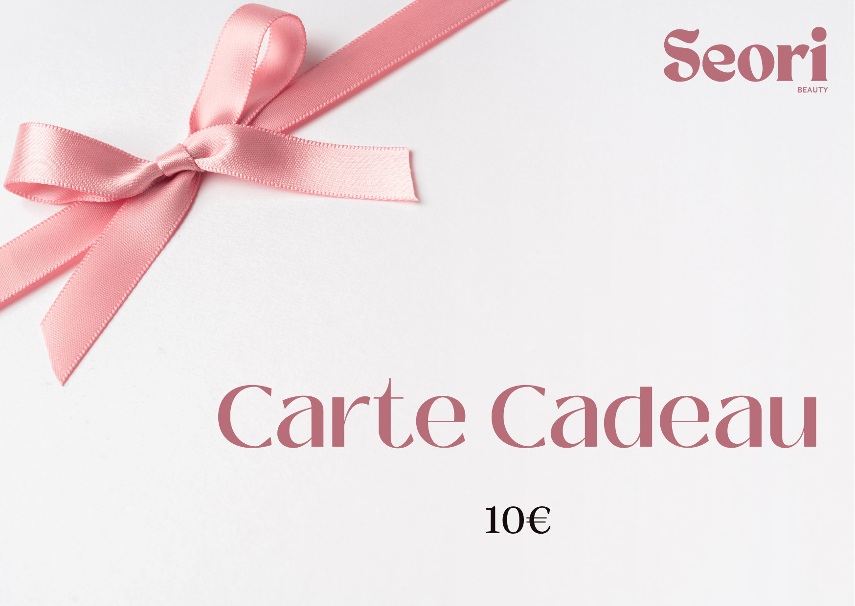 + Carte Cadeau de 5€